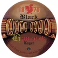 Hancock Black Lager fadøl etiket